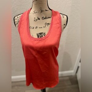 Banana Republic Coral racer back tank top